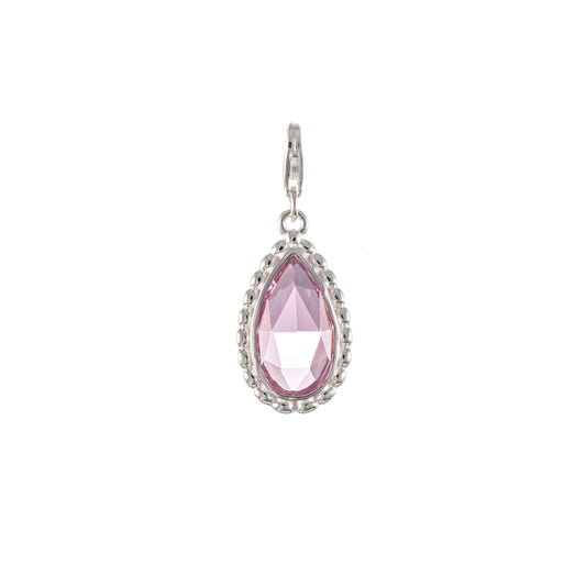 Wechselstein fuer Collier Signature 925 Silber rosa